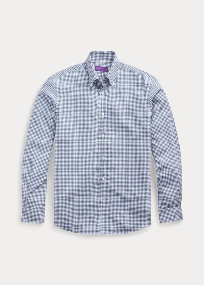 Ralph Lauren Gingham Skjorter Herre Danmark (ZTMIK8791)